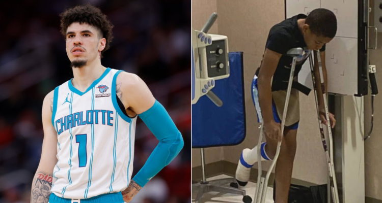 Denuncian a LaMelo Ball por atropellar a un niño.