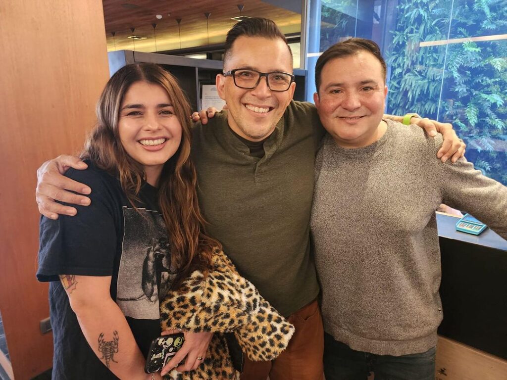 Darinka González y sus hermanos, Jimmy y Alexis