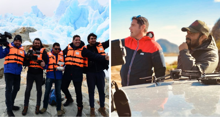 Equipo de Lugares que Hablan junto a Pancho Saavedra