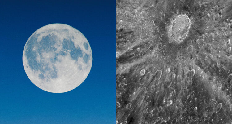Científicos chinos descubren agua molecular preservada en la Luna y creen saber cómo se originó
