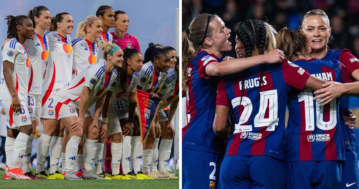 Lyon y Barcelona se enfrentan por la final de Champions League Femenina.