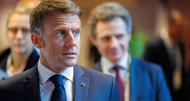 Presidente Macron por situación de estudiantes propalestinos