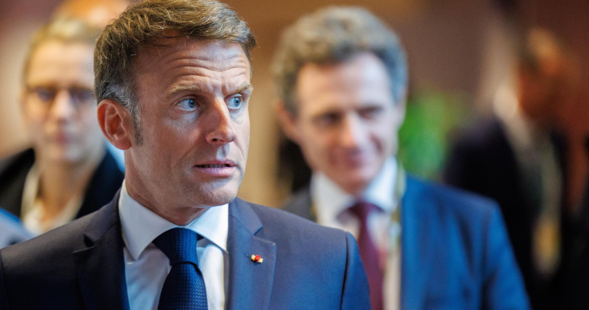 Presidente Macron por situación de estudiantes propalestinos