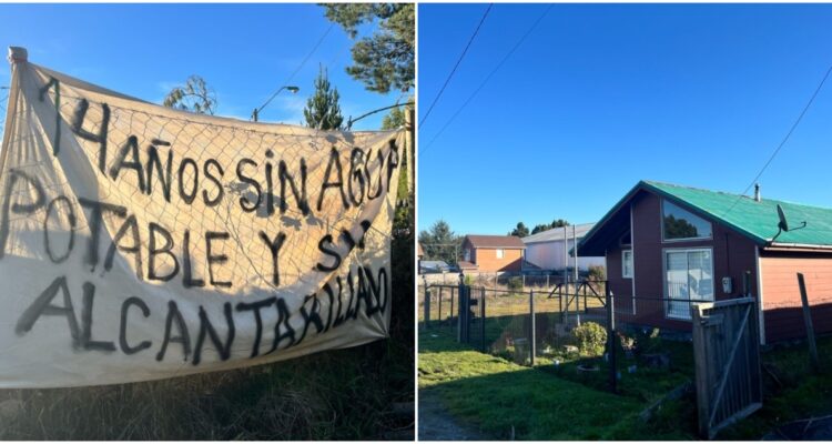Manifestación por posible demolición de viviendas en sector Alto La Paloma de Puerto Montt