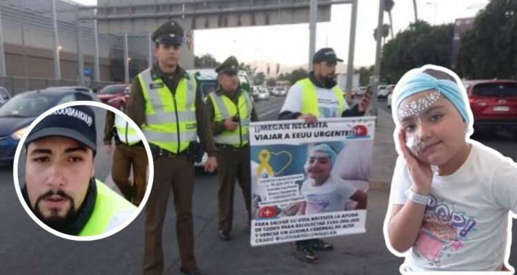 Marcha por Megan: Papá inicia caminata desde Copiapó a Santiago por su hija con cáncer cerebral