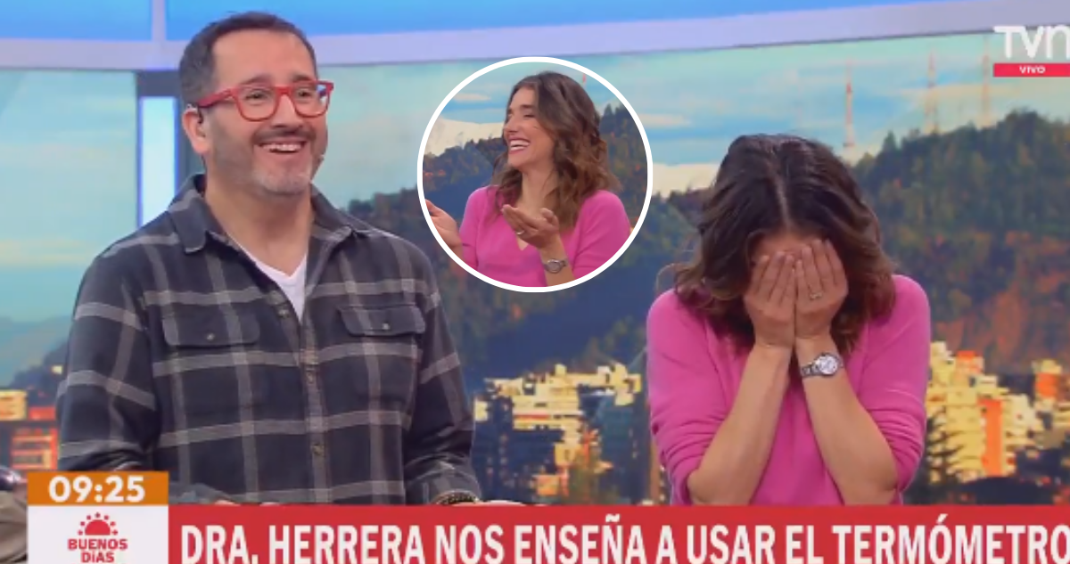 Mari Godoy no pudo contener la risa con pregunta de Eduardo Fuentes sobre uso del termómetro en BDAT
