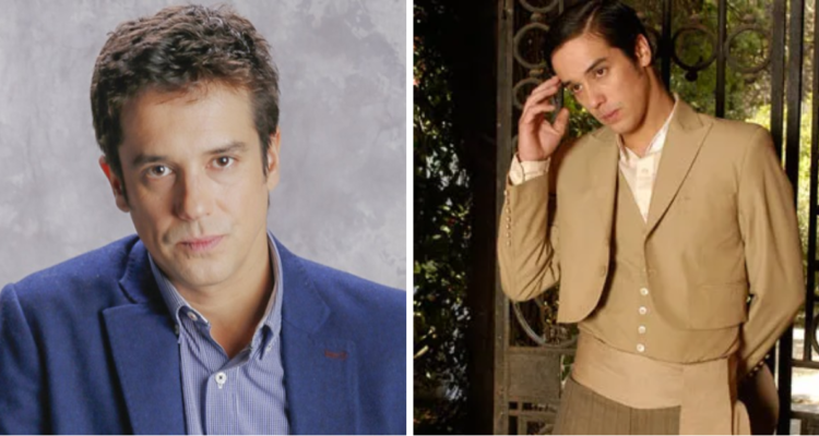 Matias Oviedo en papeles de teleseries de Mega y TVN respectivamente