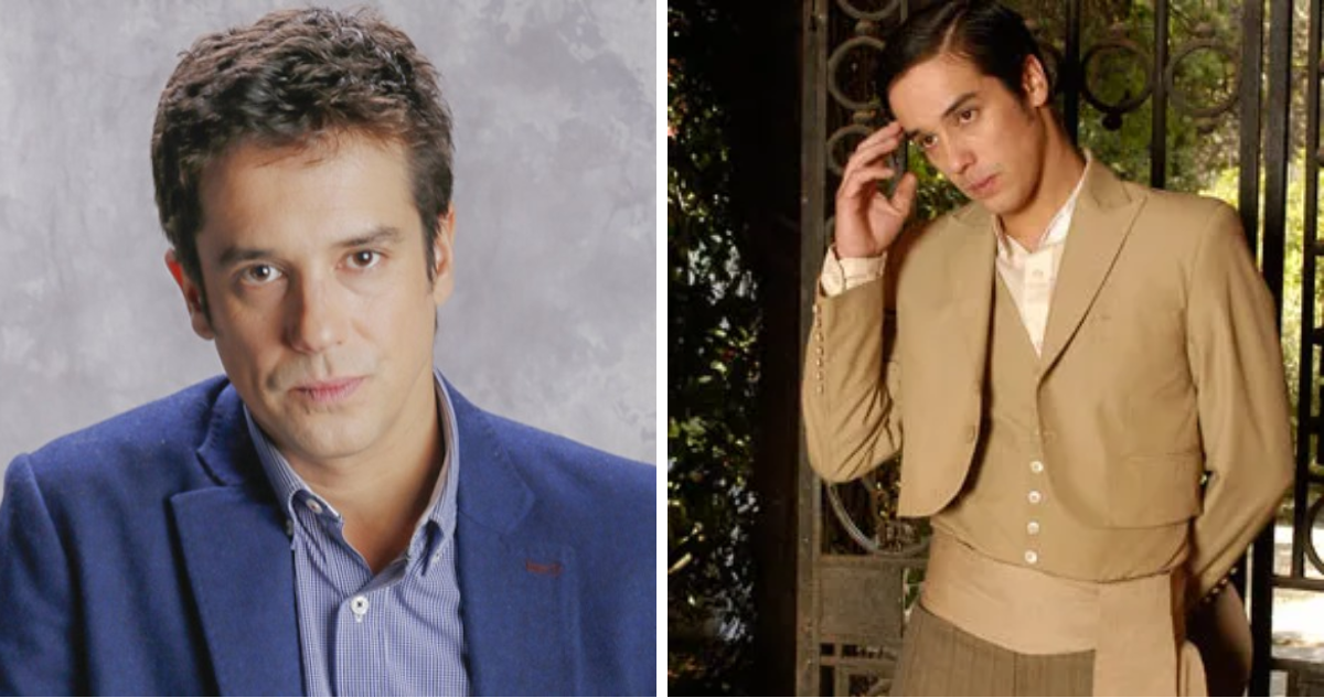 Matias Oviedo en papeles de teleseries de Mega y TVN respectivamente