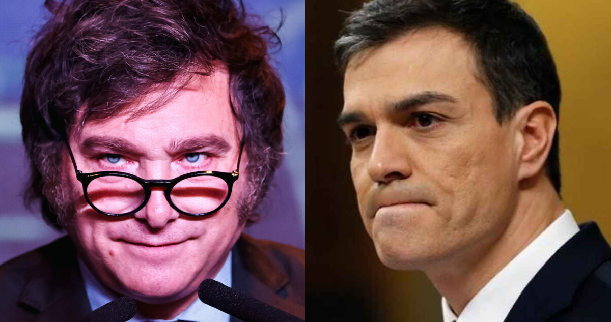 Milei carga contra Pedro Sánchez