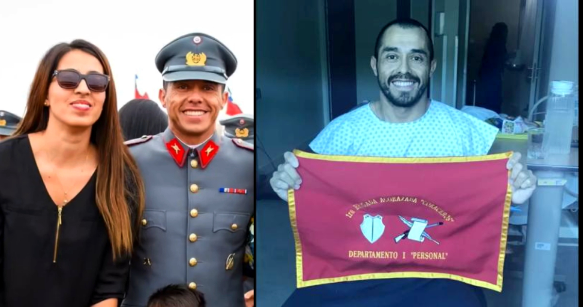 Militar chileno con cáncer en EEUU será trasladado en avión ambulancia: podrá despedirse de sus hijos