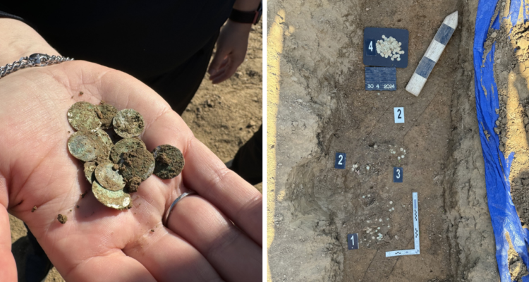 Una mujer descubrió más de 2.000 monedas medievales de plata, mientras realizaba un paseo por la región de Kutnohorsk, en República Checa.