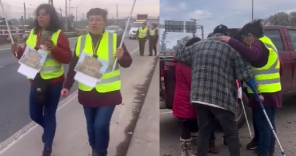 mujer camina hacia la moneda para pedir vivienda digna