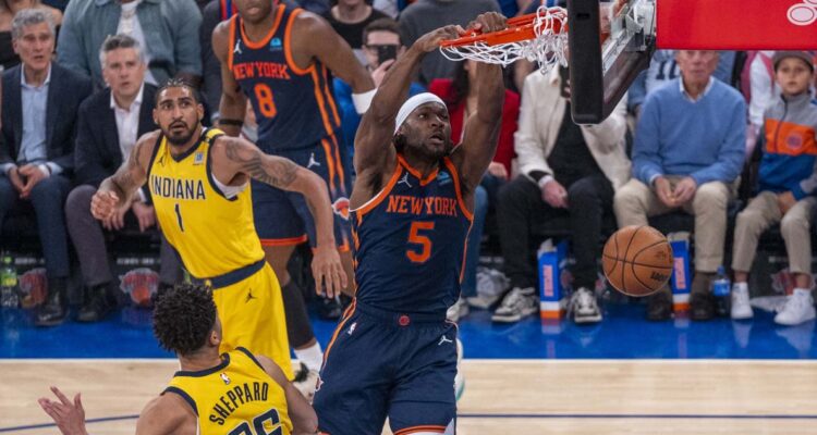 Knicks aumentaron su ventaja ante Pacers en Playoffs de NBA.