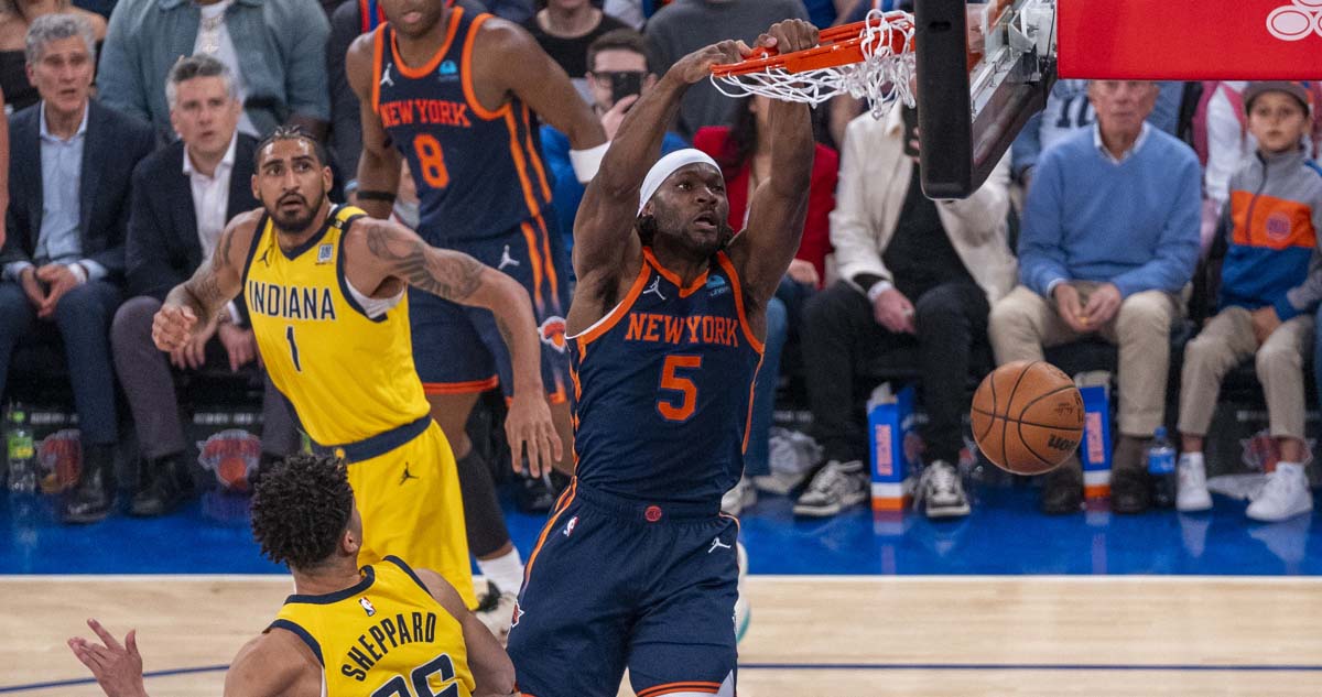 Knicks aumentaron su ventaja ante Pacers en Playoffs de NBA.
