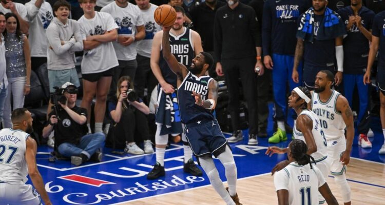 Mavericks golpearon primero a los Timberwolves en la NBA.