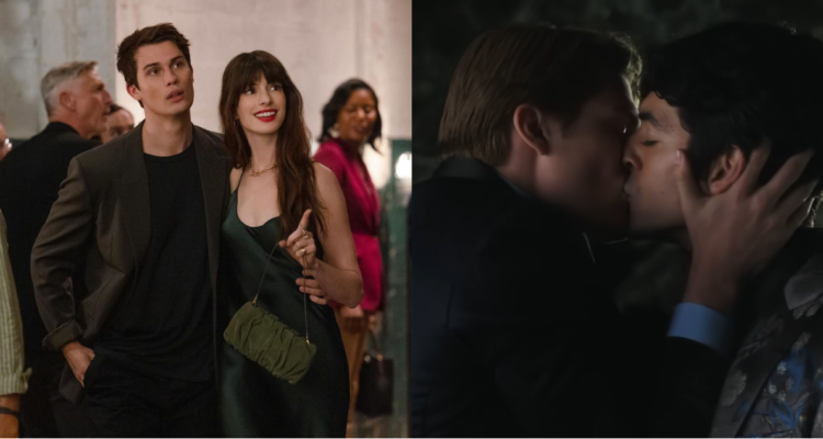 Nicholas Galitzine junto a Anne Hathway y Taylor Zakhar Perez en las películas “The Idea of You” y “Red, White y Royal Blue” en referencia a personajes queer
