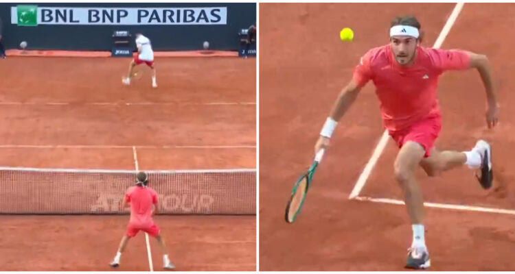 Nicolás Jarry Stefanos Tsitsipas Tenis puntazo Roma