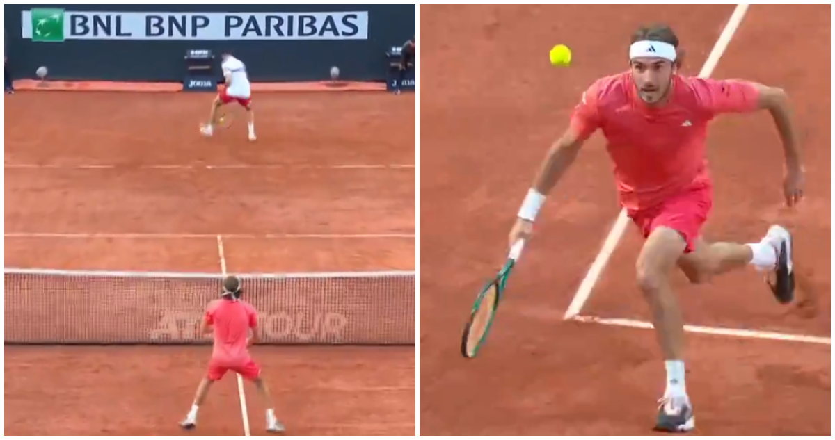 Nicolás Jarry Stefanos Tsitsipas Tenis puntazo Roma