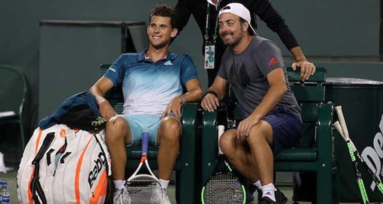 Nicolás Massú y Dominic Thiem Archivo