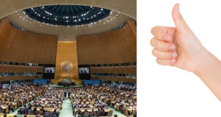 Durante la Asamblea General de la ONU se votó a favor de conciderar la membresía de Palestina como Estado Miembro con voto de Chile.