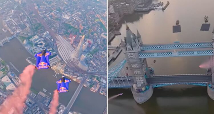 Paracaidistas hacen récord Mundial en Londres