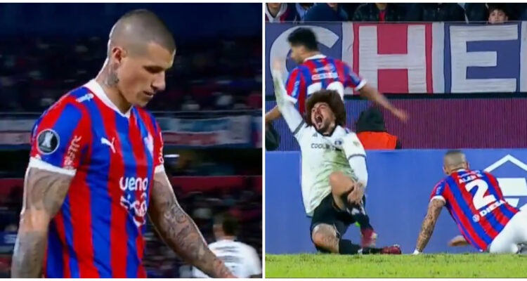 patadón a Maxi Falcón Alan Benítez