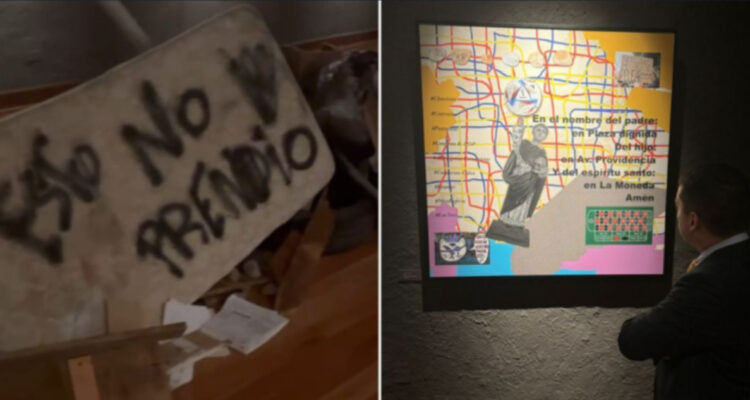 Continúa polémica por obra “octubrista” en Vitacura: “Rechazamos esa cultura de extrema izquierda”