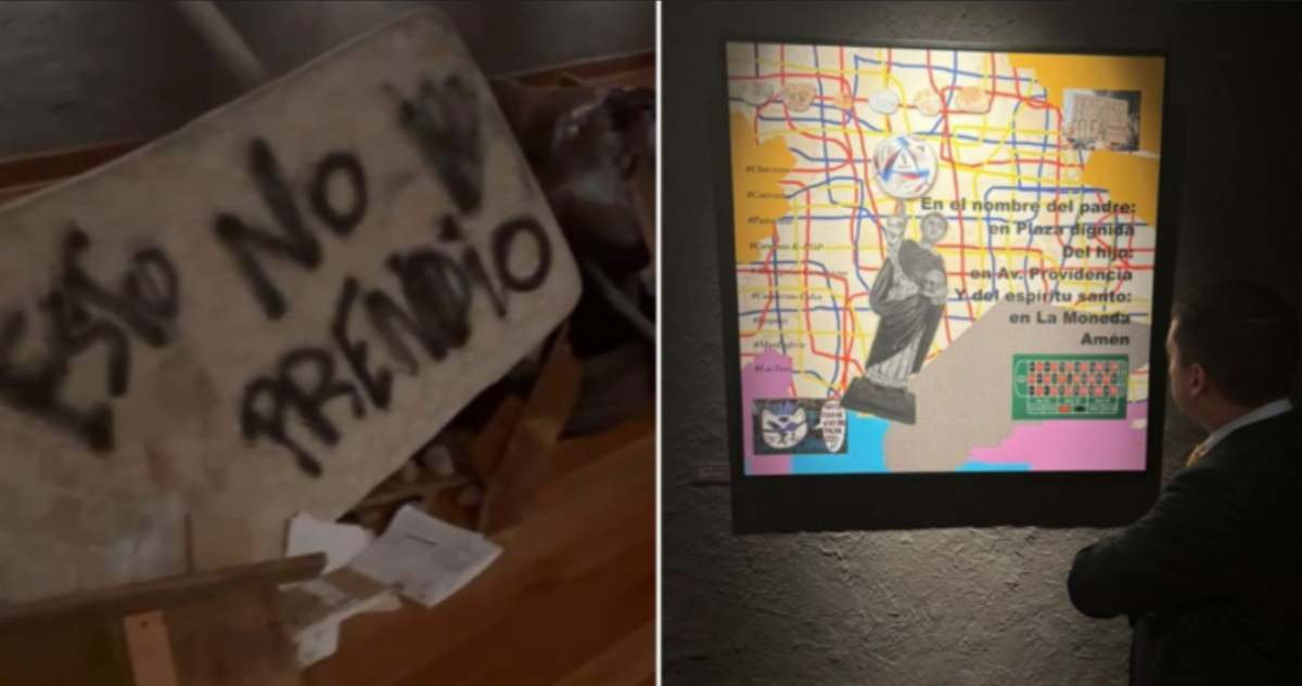 Continúa polémica por obra “octubrista” en Vitacura: “Rechazamos esa cultura de extrema izquierda”