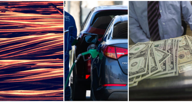 ¿Bajarán, por tanto, los combustibles?: El dólar continúa cayendo mientras el cobre corre imparable