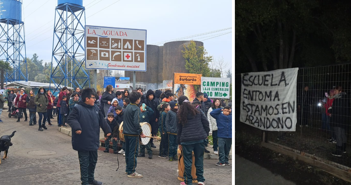 Establecimientos tomados en provincia de Bío Bío