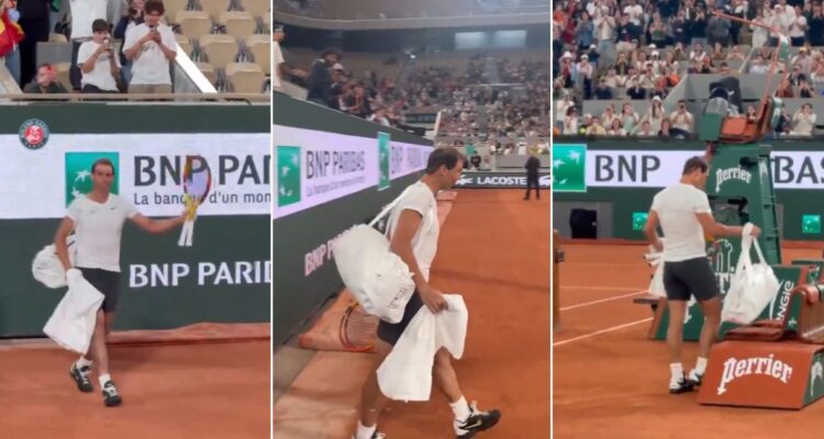 Rafael Nadal y su entrenamiento en Roland Garros