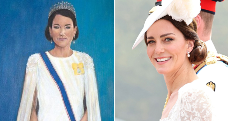 Retrato de Kate Middleton