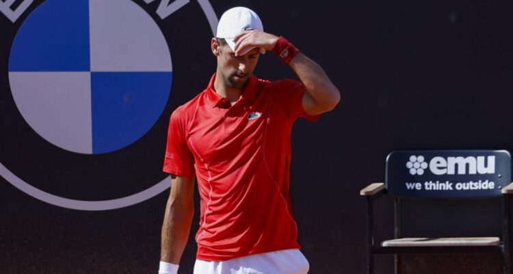 A Novak Djokovic no le pasó nada con el botellazo en Roma.