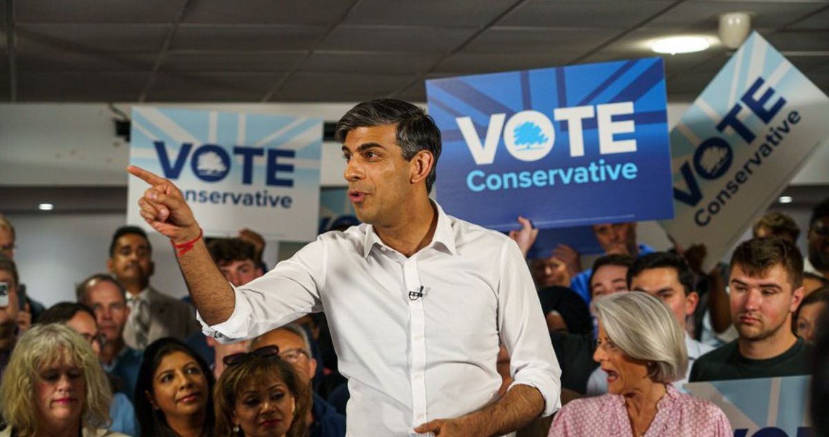 Rishi Sunak, primer ministro del Reino Unido