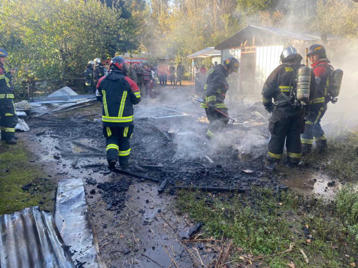 Incendio Padre Las Casas