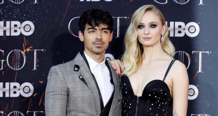 Sophie Turner junto a su ex marido, Joe Jonas