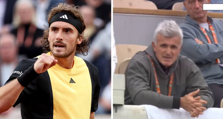 Stefanos Tsitsipas gritoneó a su padre en pleno partido.
