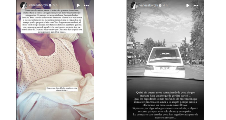 Instagram Stories de Vanesa Borghi