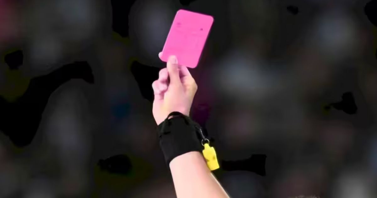 Tarjeta rosa Copa América
