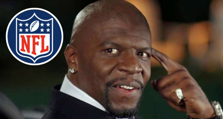 Terry Crews en “¿Dónde están las rubias?” y el logo de la NFL