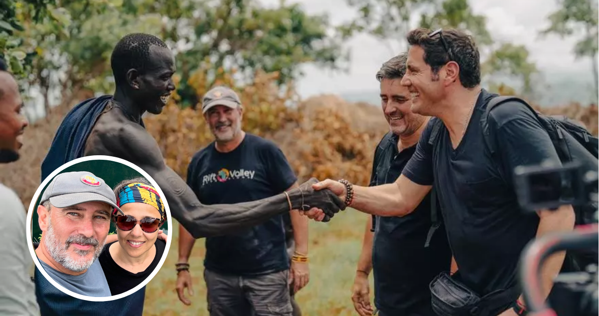 Pancho Saavedra y Jorge Zabaleta junto a Toni Espadas en Socios por el Mundo