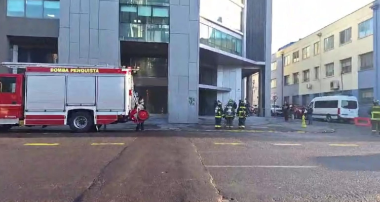 Principio de incendio en Torre O’Higgins