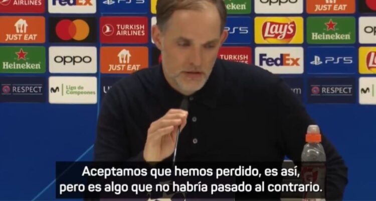 Tuchel y su momento de furia en conferencias tras el duelo de Bayern con Real Madrid