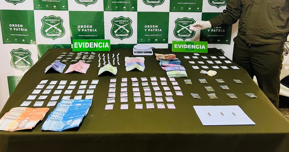 Prisión preventiva para acusados de tráfico en Ancud: les incautaron drogas y $49 millones en efectivo