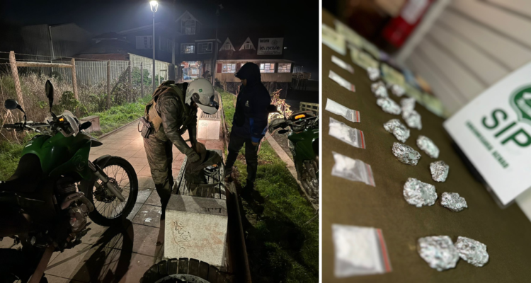 Detienen a hombre que vendía drogas a menores en costanera de Achao