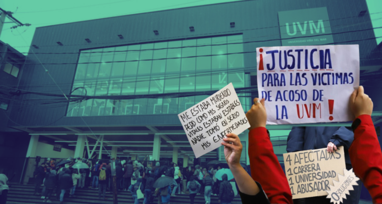 Estudiantes de UVM se manifiestan y acusan que alumna se habría lanzado de tercer piso por bullying