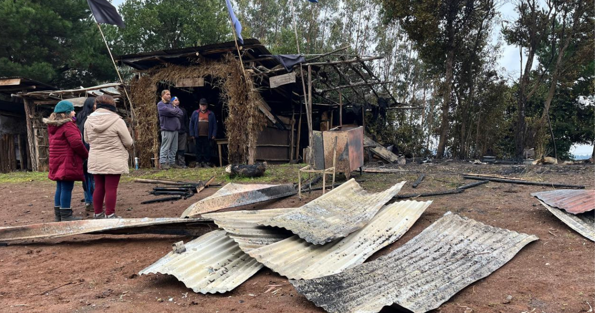 Incendio destruye sitio ceremonial de comunidad mapuche en Temuco: acusan atentado intencional
