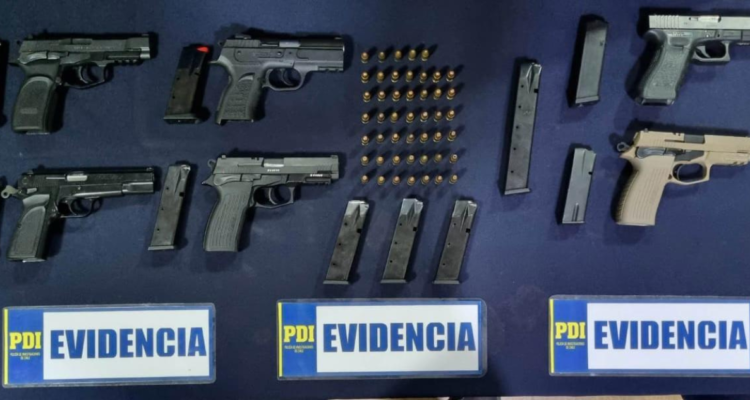 Los Andes: desbaratan banda transnacional dedicada al tráfico de armas de fuego