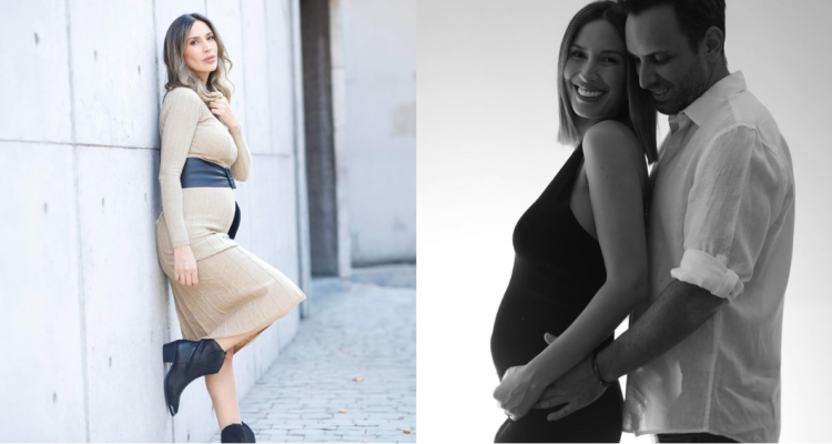 Vanesa Borghi junto a su pareja, Carlos Garcés, en referencia a su embarazo