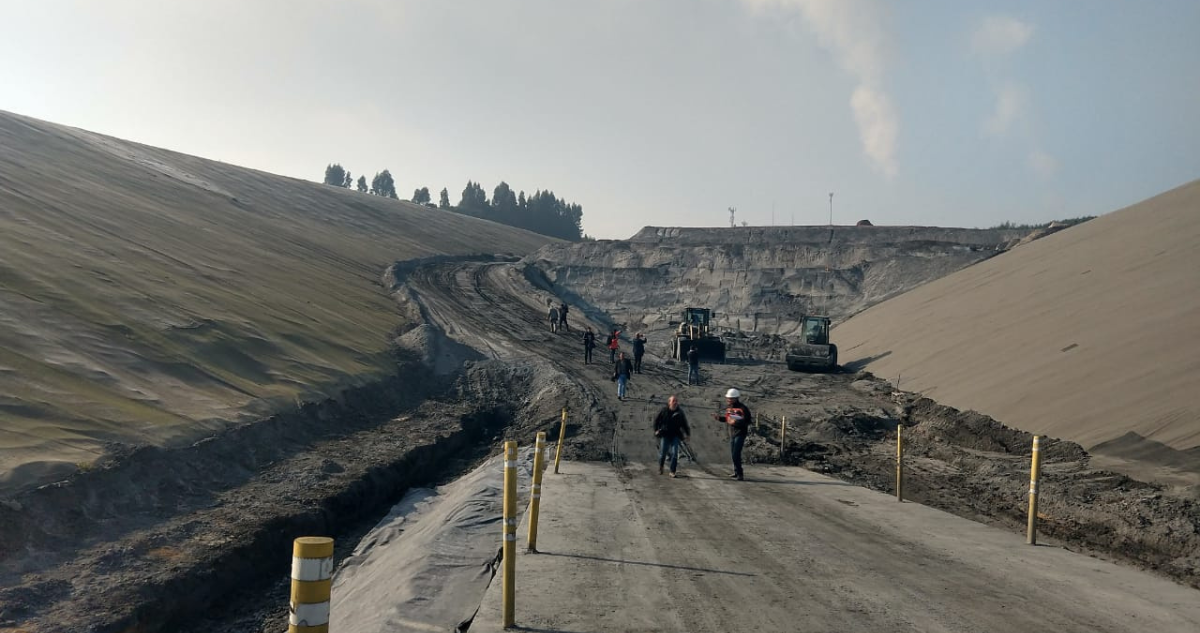 Vertedero de cenizas de Enel en Coronel